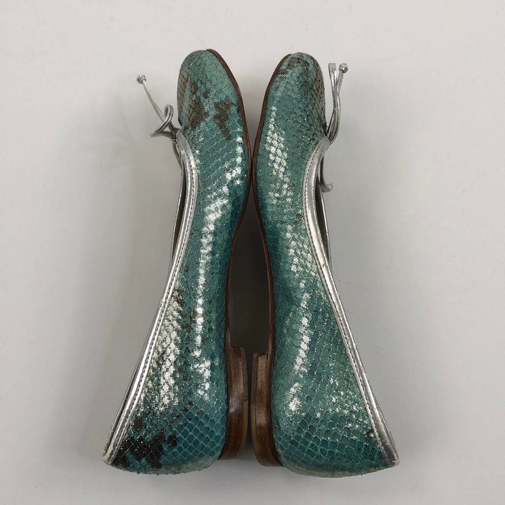 Kate Spade Sequin Bow Toe Ballet Flats - Picture 2 of 6
